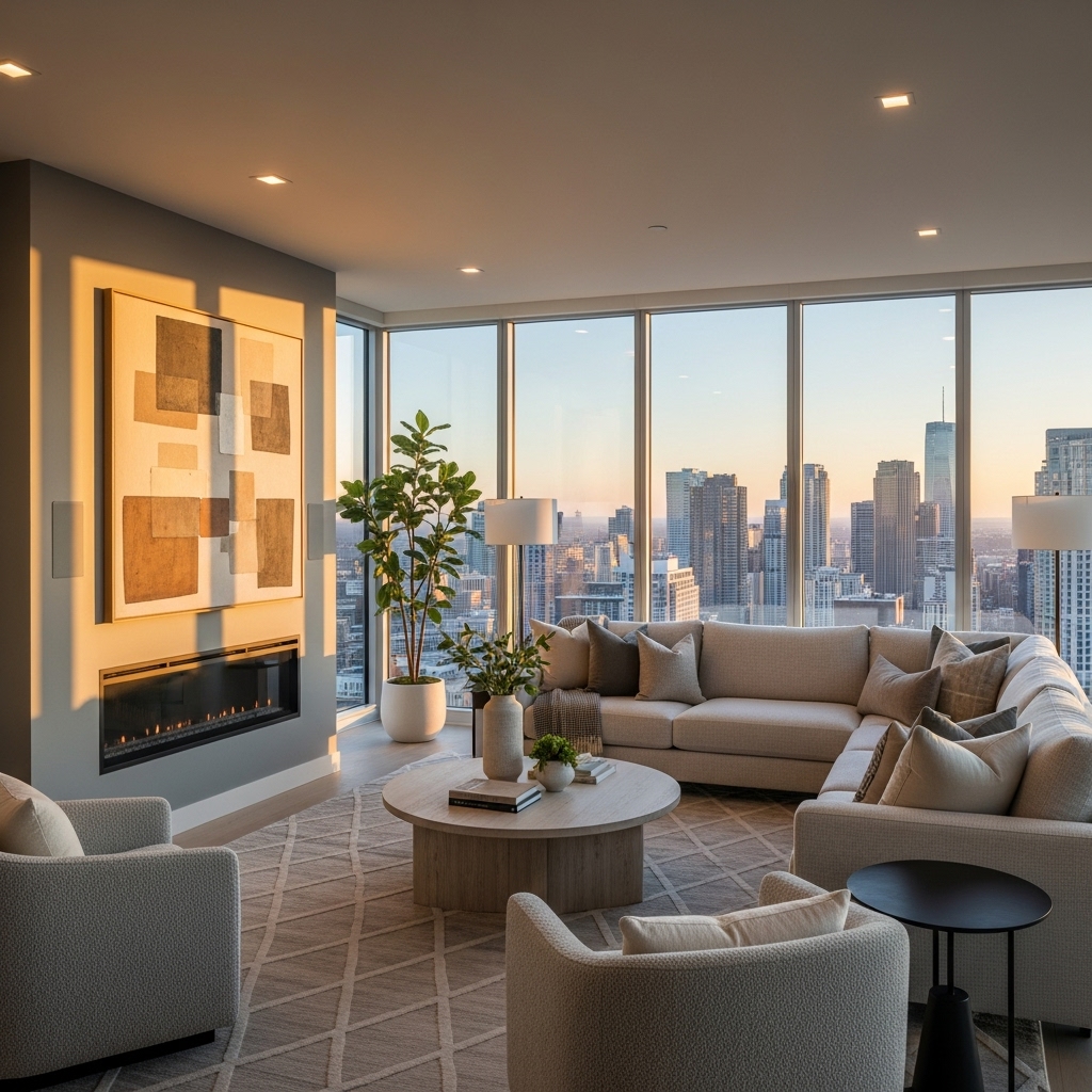 View of Modern Apartment Interior Design Ideas for Urban Homes USA 2025 – 10 ...
