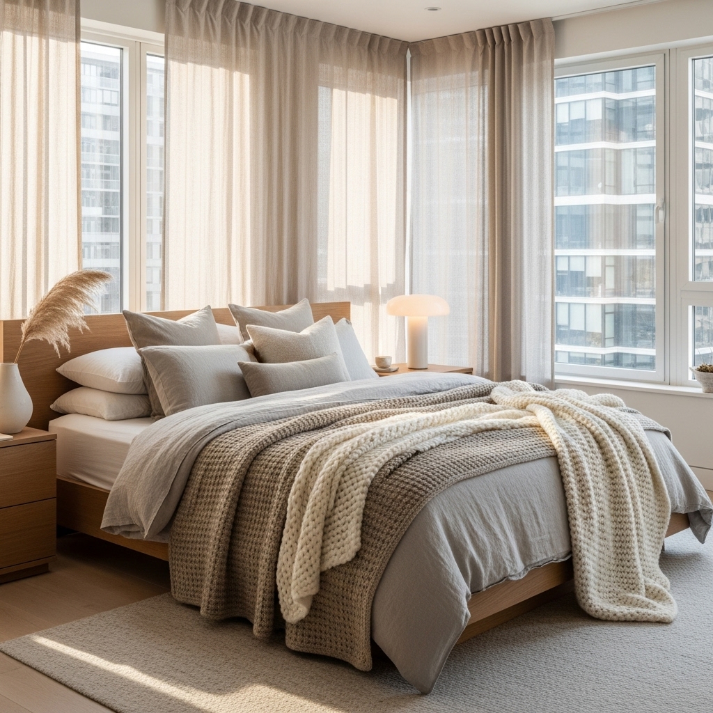 Cozy Winter Urban Bedroom Ideas