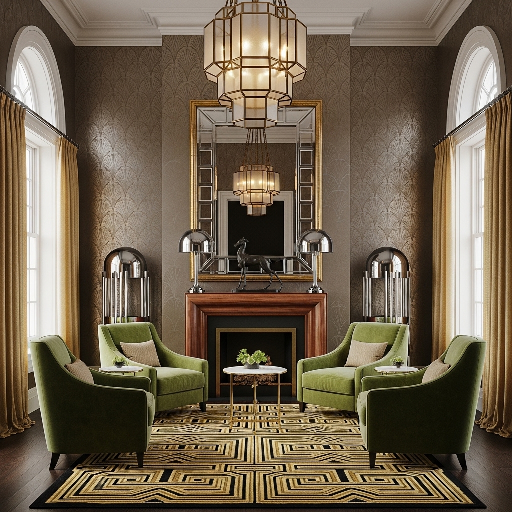 symmetrical living room design