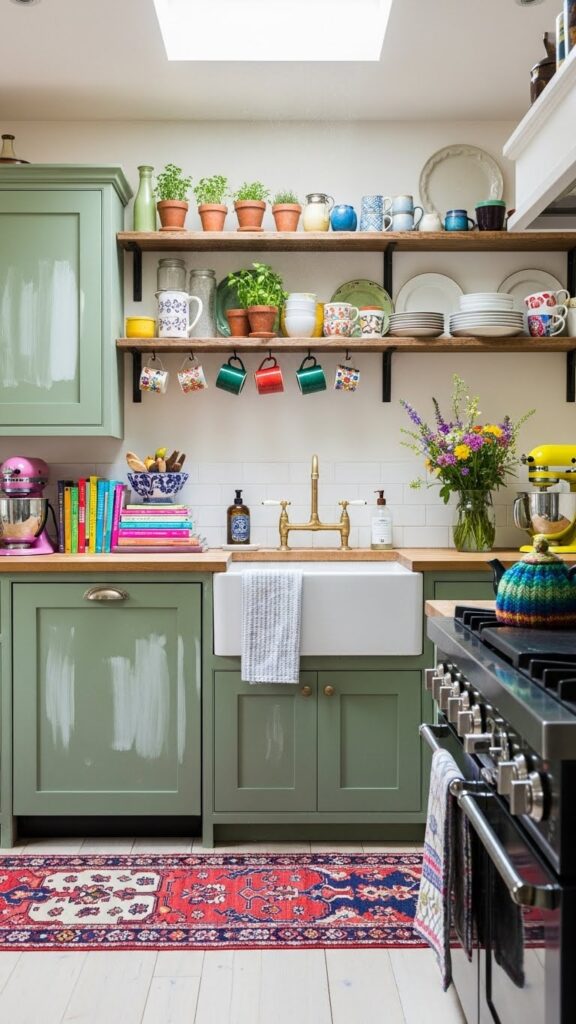 Budget friendly farmhouse style kitchen makeover