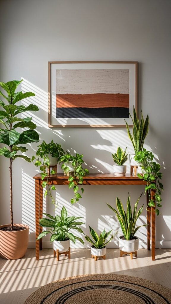 Entryway home garden styling idea for apartments