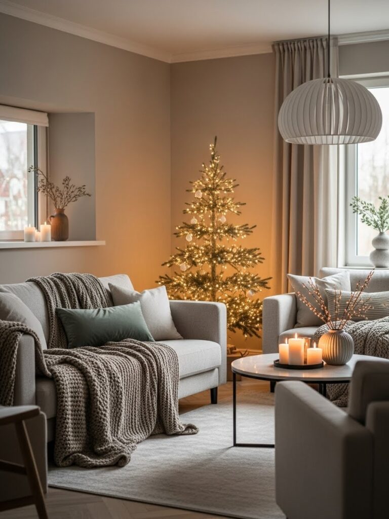Christmas Living Room Decorating Ideas