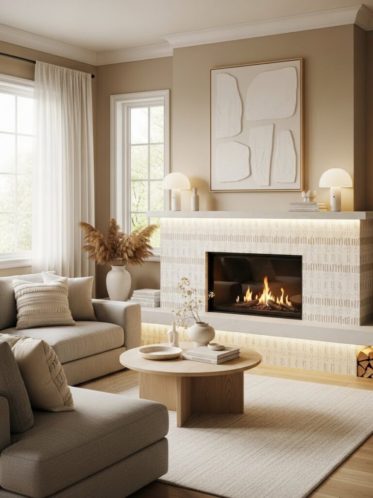 Christmas stocking ideas for fireplace mantel decor