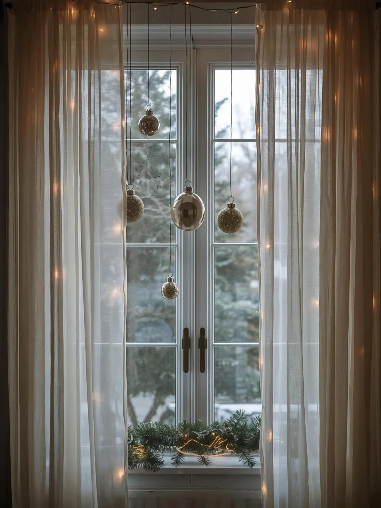 Christmas window decorating ideas for modern homes