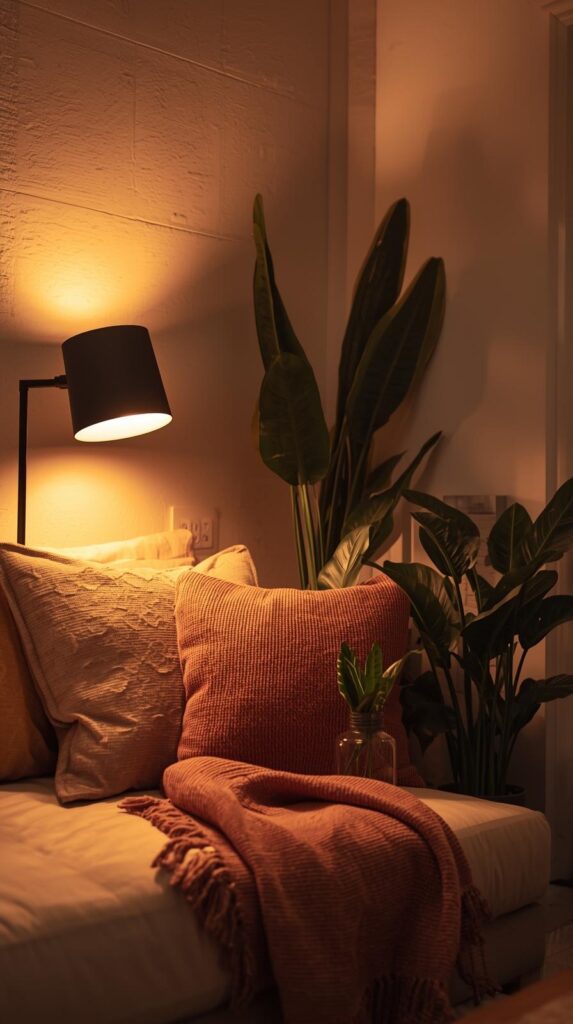 DIY cozy corner aesthetic home idea