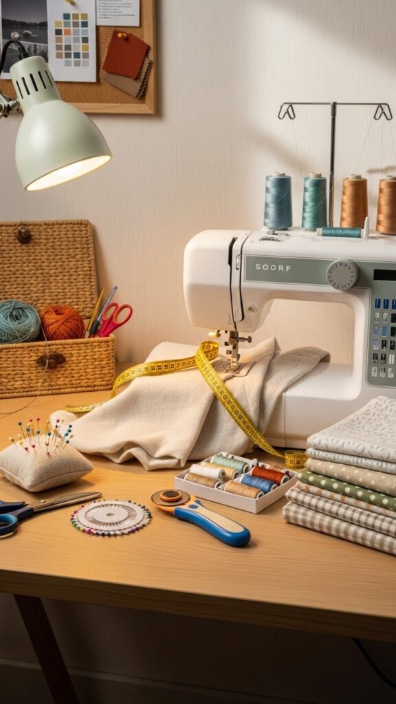 Efficient sewing room design ideas for everyday sewing use
