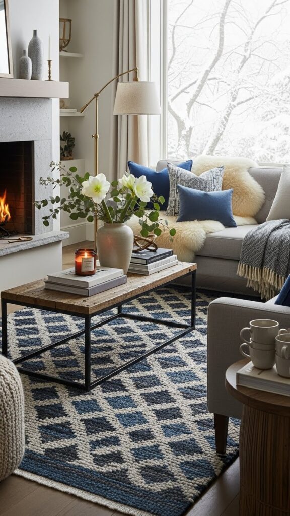 Area rug ideas for January winter home decor