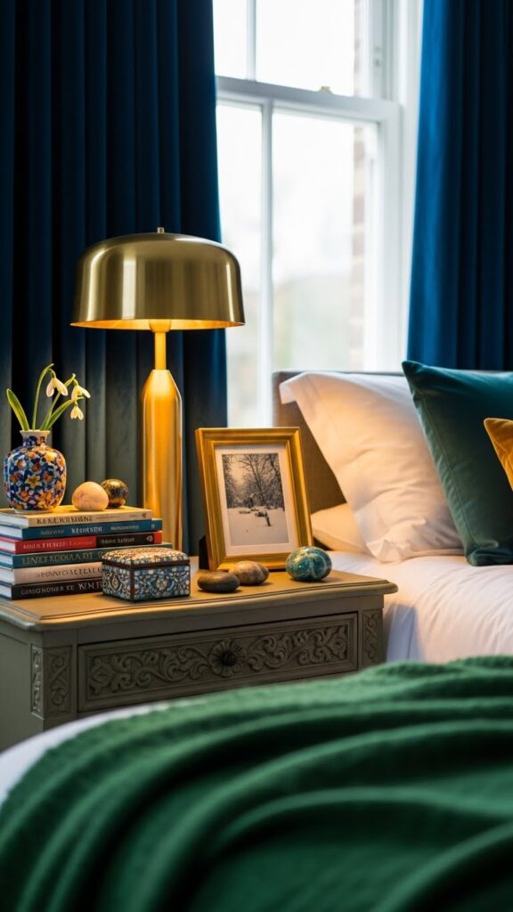 Bedside decor ideas for January bedroom refresh