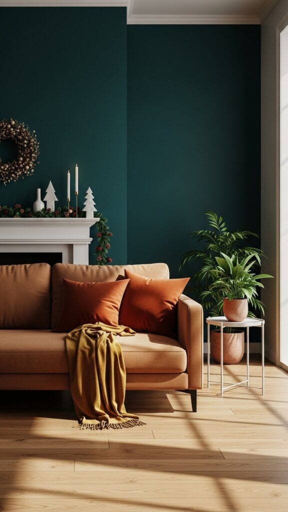 January home decor ideas for 2026 showing a bold living room reset after the holidays