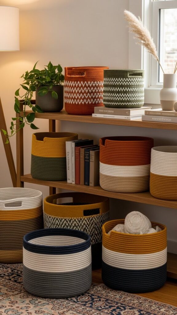 torage basket ideas for January home decor