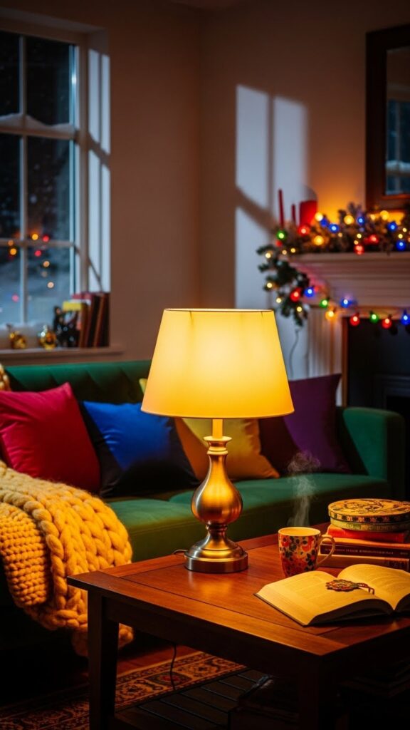 Warm lighting ideas for January winter home decor