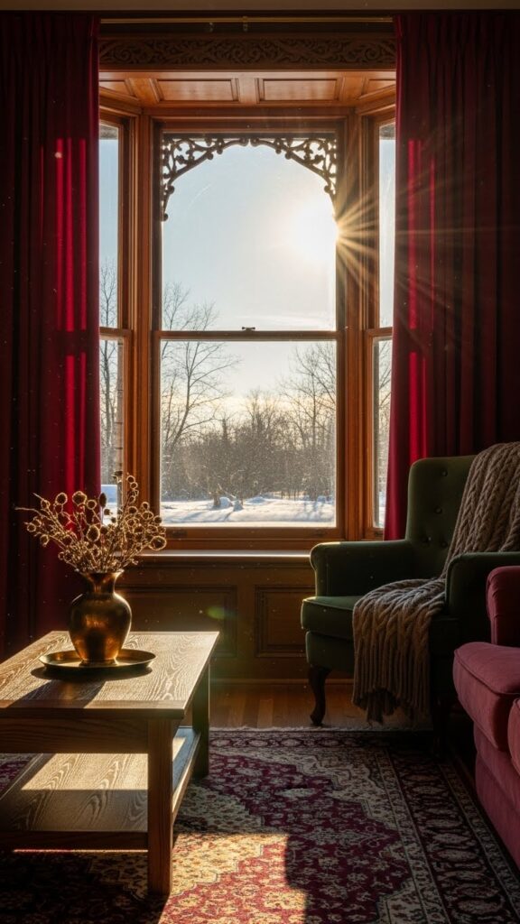 Window treatment ideas for January home decor