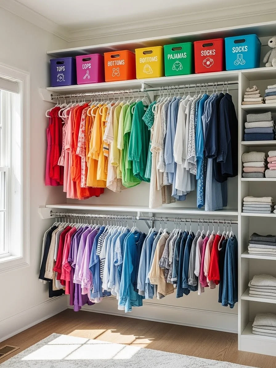 27 Kids Closet Organization Ideas for Small Spaces
