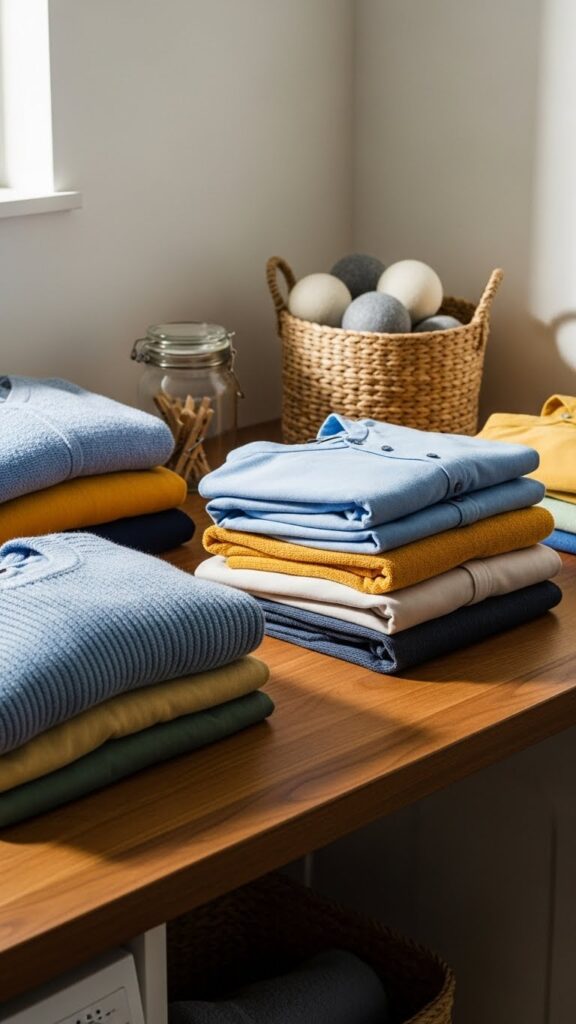 Laundry room ideas with dedicated folding area