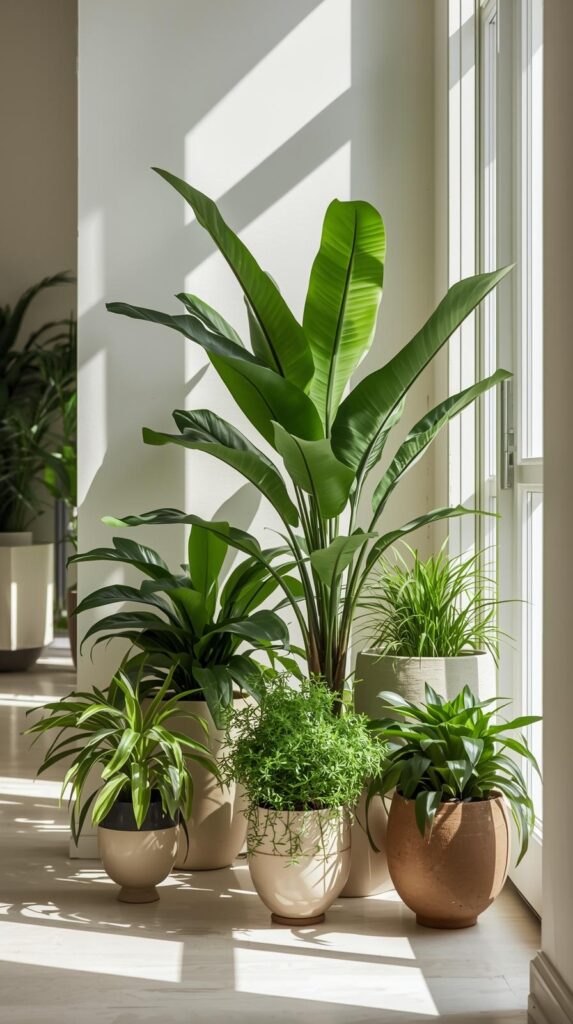 Home decor inspo using indoor plants