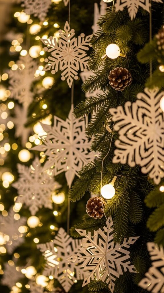 Snowflake designs for holiday displays