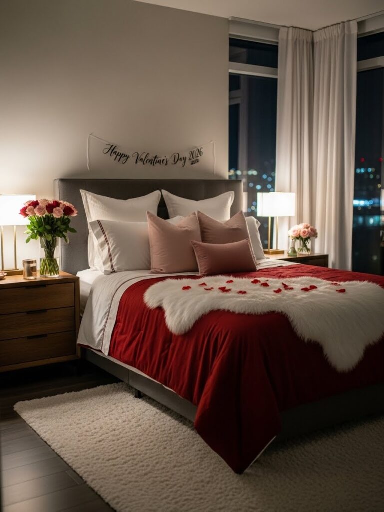 Romantic Valentine’s Day bedroom decor ideas for 2026