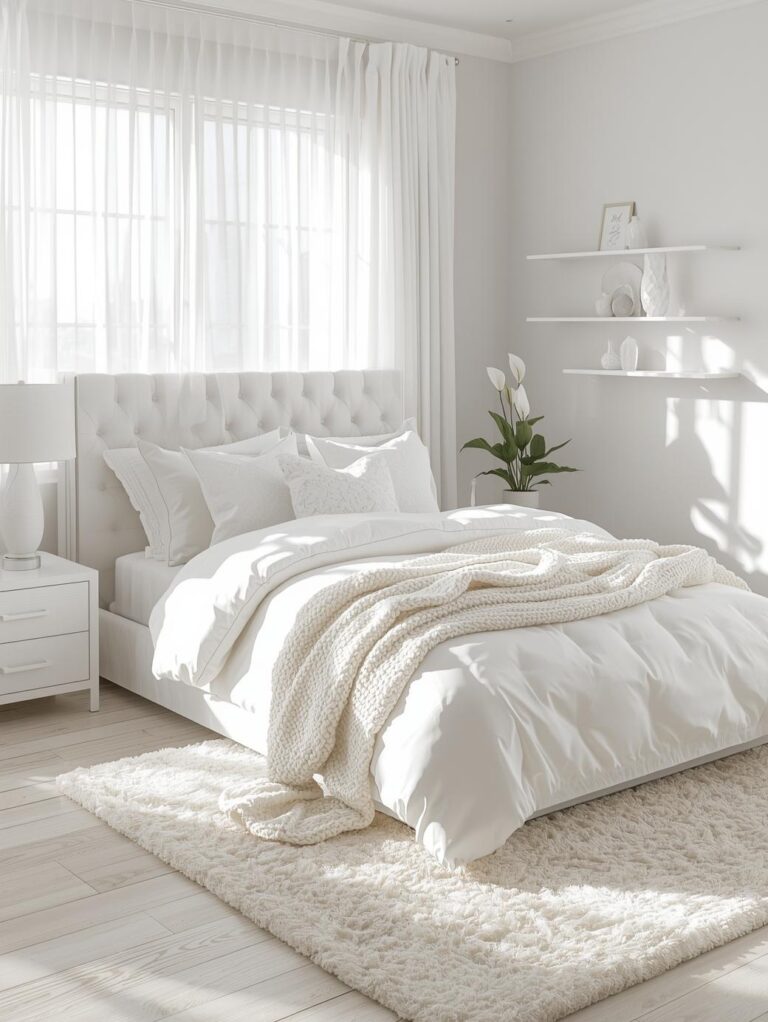 All white bedroom ideas