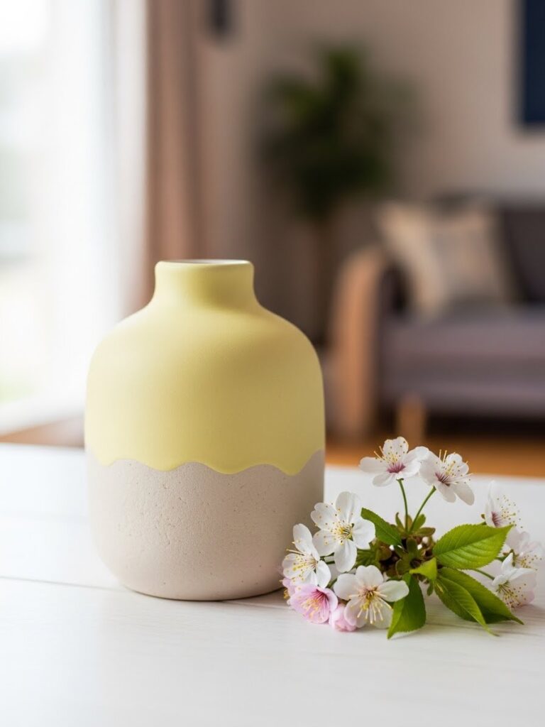 Personal spring decor details adding warmth to home ambiance