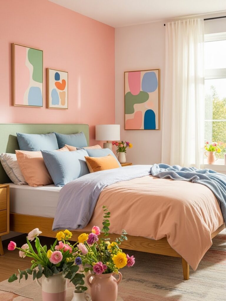 Soft Aesthetic Bedroom Color Palettes