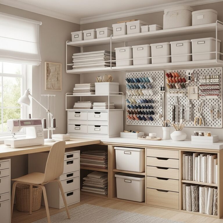 sewing room storage solutions