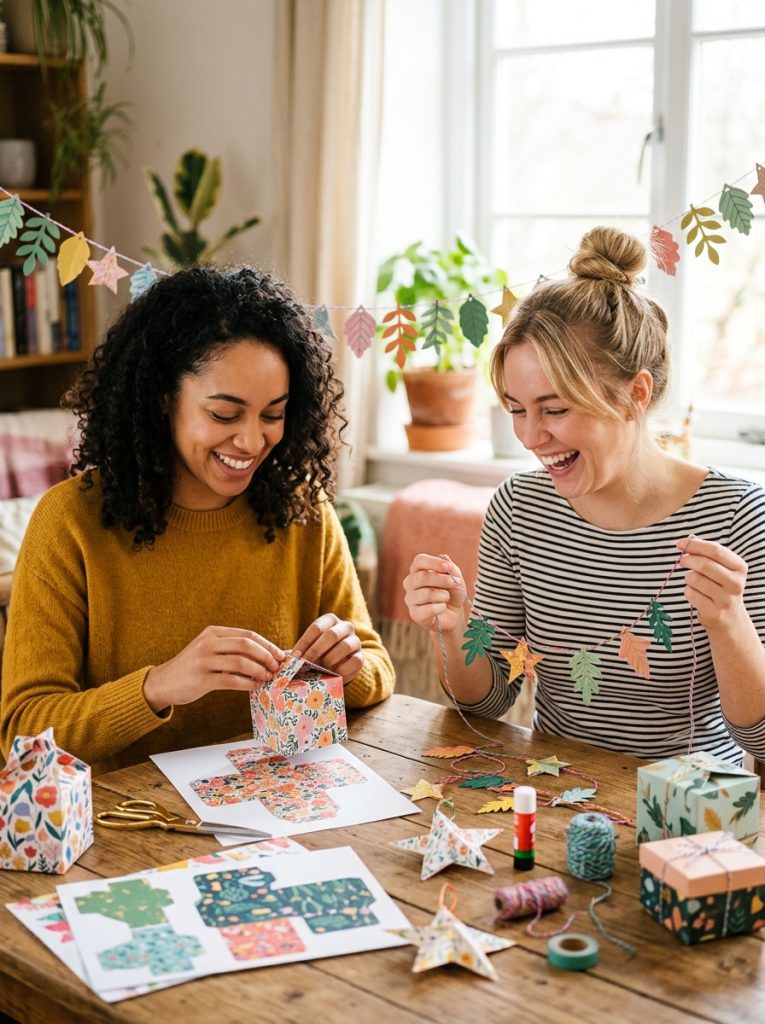  Easy beginner printable DIY craft templates being assembled showing simple but impressive results on first attempt