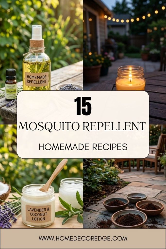 Homemade mosquito repellent recipes with essential oils candles and natural ingredients