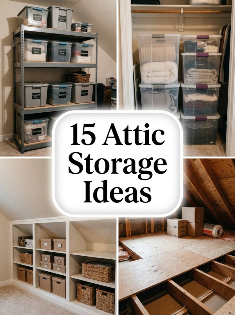 Attic Storage Ideas