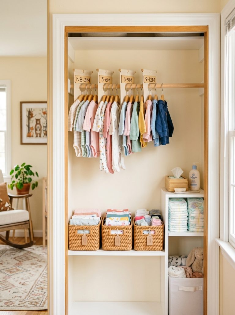 Baby Closet Organization Ideas