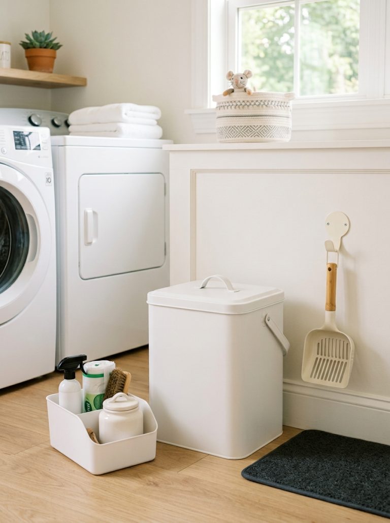 15 Cat Litter Storage Ideas