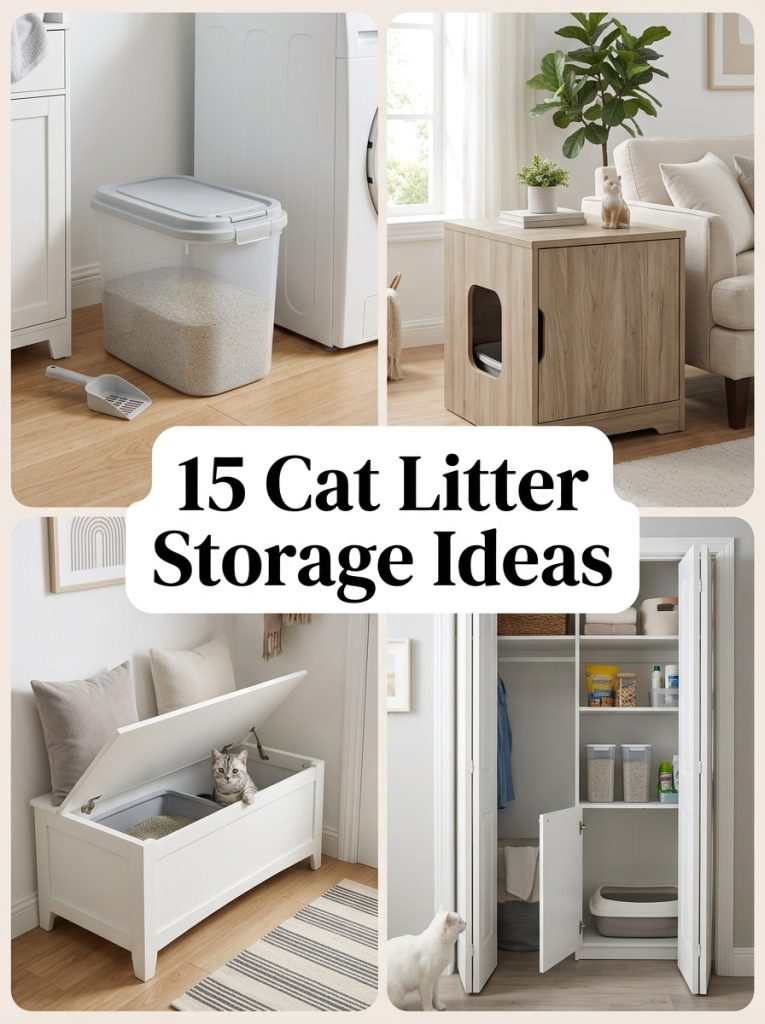 Cat Litter Storage Ideas