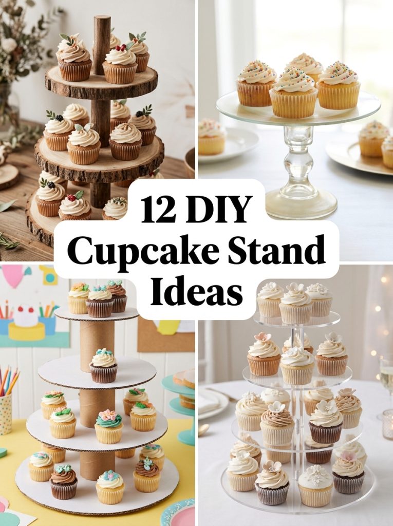 DIY Cupcake Stand Ideas