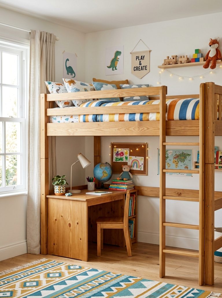 DIY Loft Bed Plans for Kids, Teens, and Small Spaces