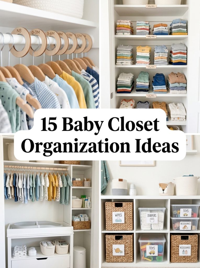 15 Baby Closet Organization Ideas