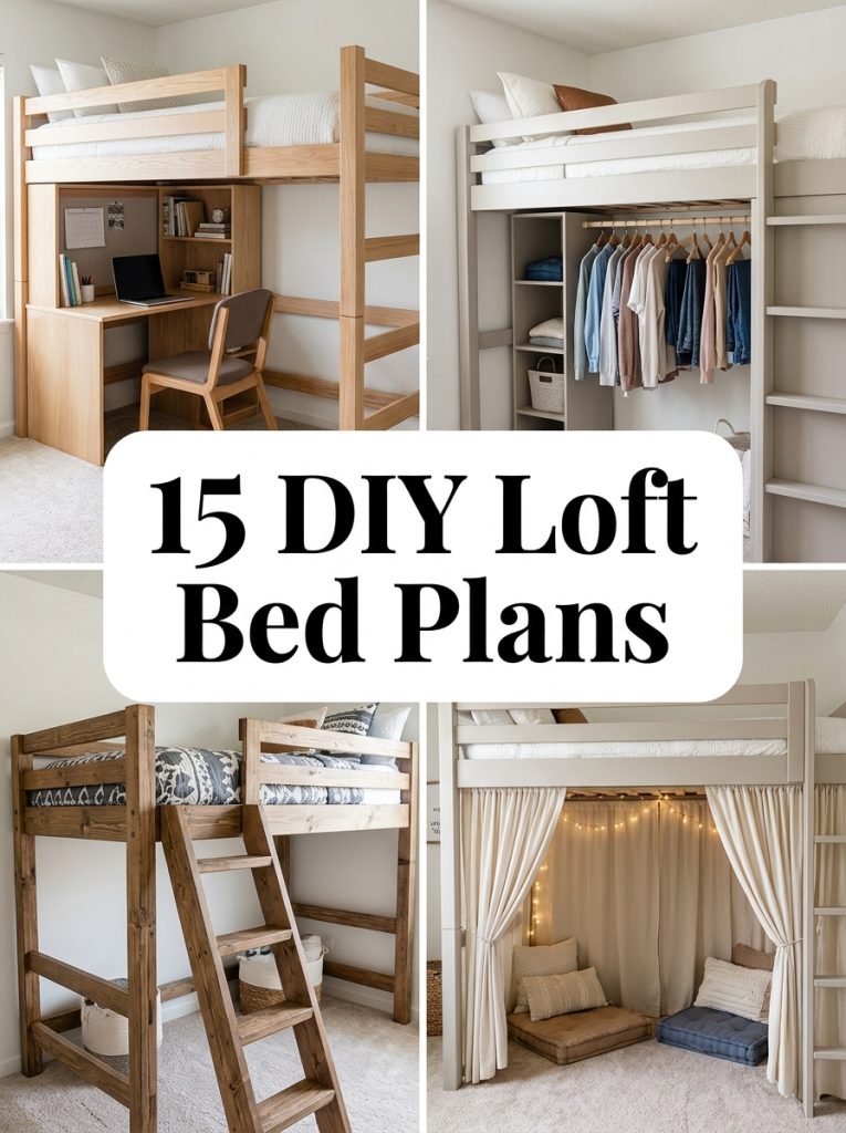 15 DIY Loft Bed Plans