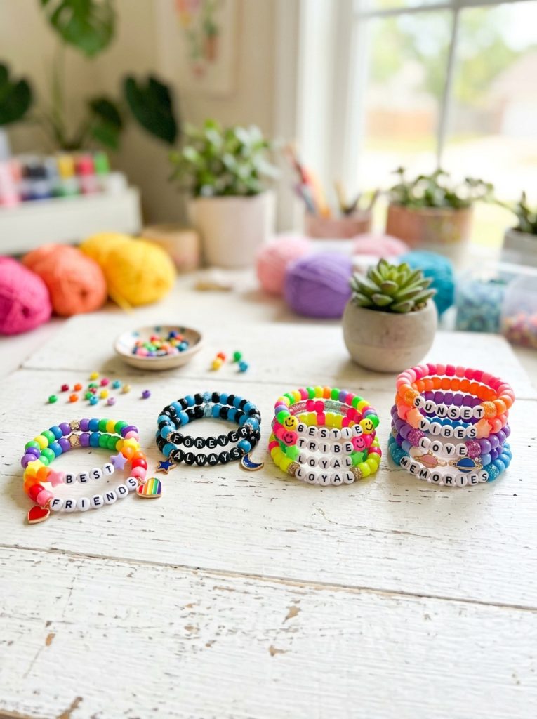 Adorable matching kandi with best friend couple friend group and coordinating sets celebrating relationships through shared wearable art 