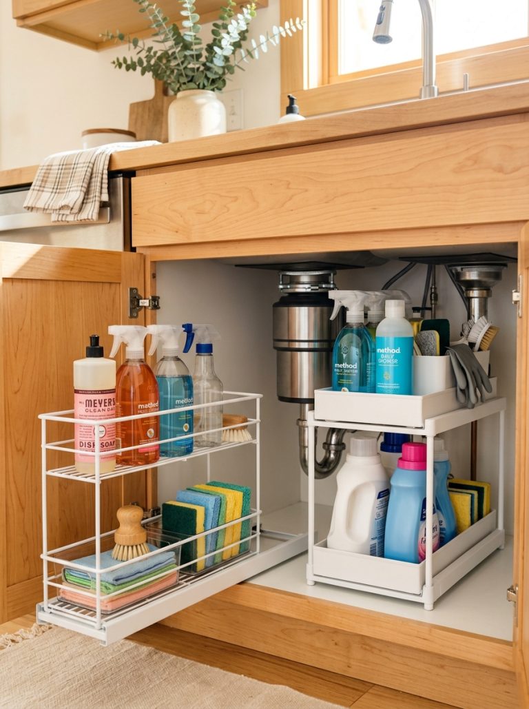 Under Sink Storage Ideas