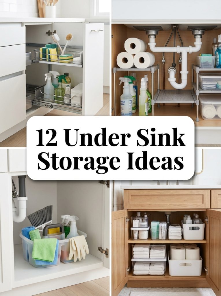12 Under Sink Storage Ideas