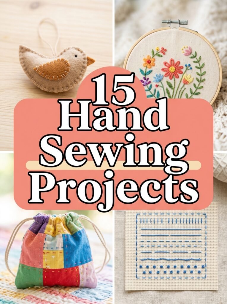 15 Hand Sewing Projects