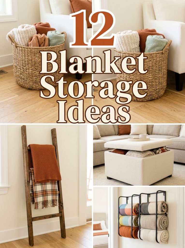 12 Blanket Storage Ideas