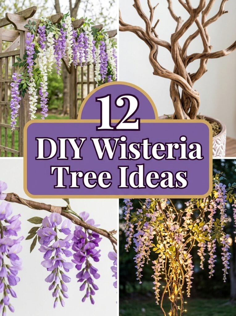12 DIY Wisteria Tree Ideas