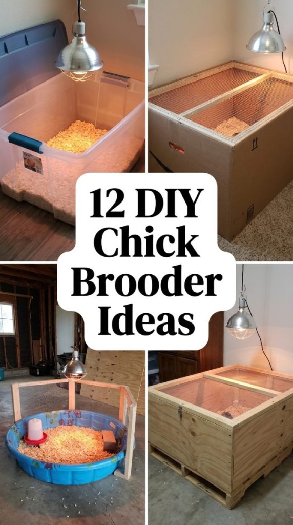 12 DIY Chick Brooder Ideas