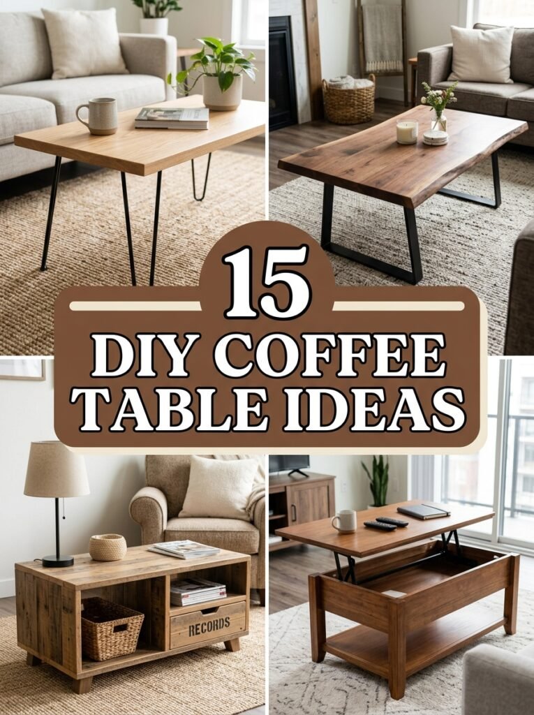15 DIY Coffee Table Ideas