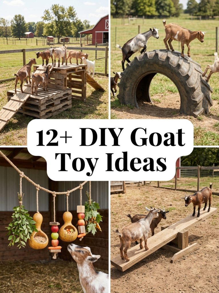 12+ DIY Goat Toys Easy Ideas
