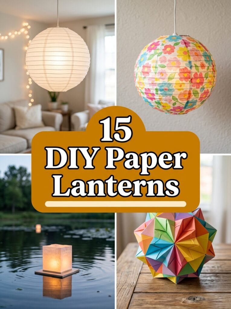 15 DIY Paper Lanterns