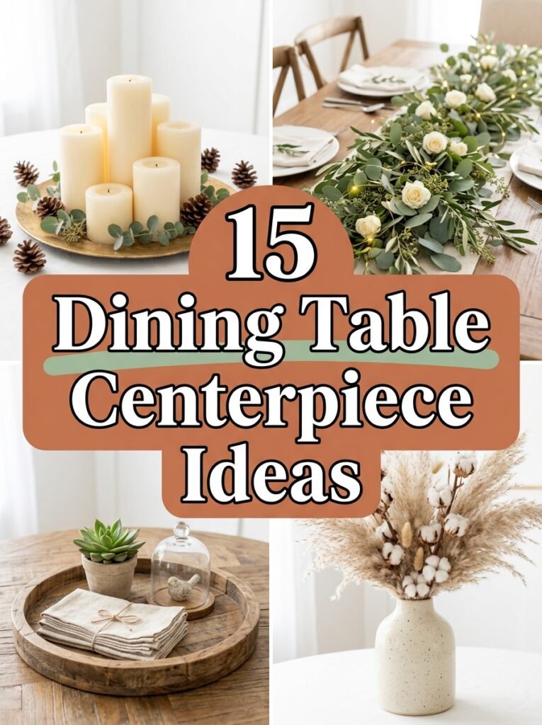 15 Dining Table Centerpiece Ideas