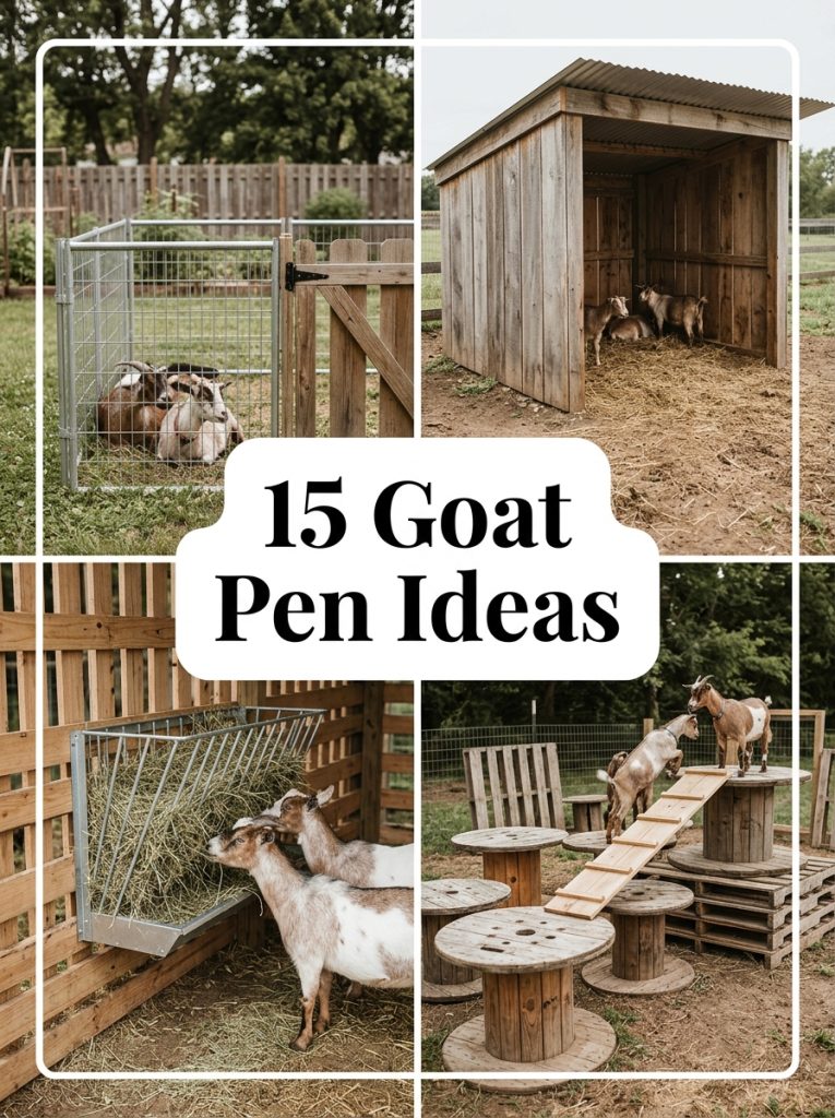15 Goat Pen Ideas