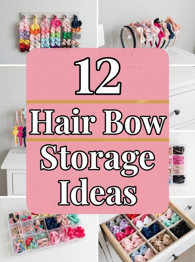 12 Hair Bow Storage Ideas
