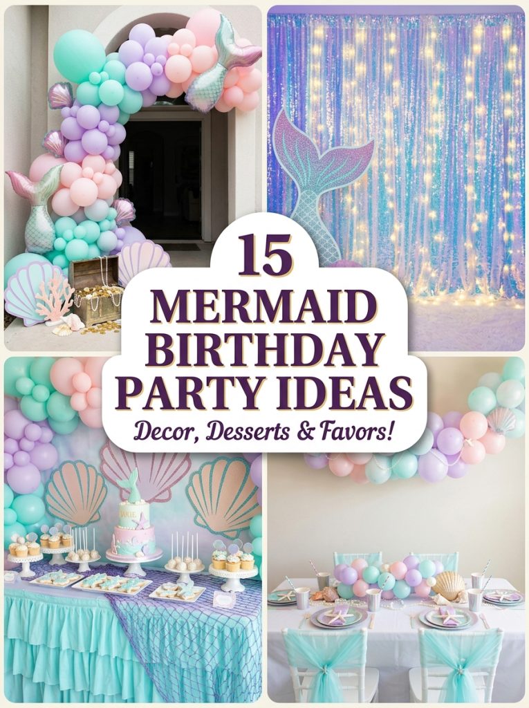 15 Mermaid Birthday Party Ideas