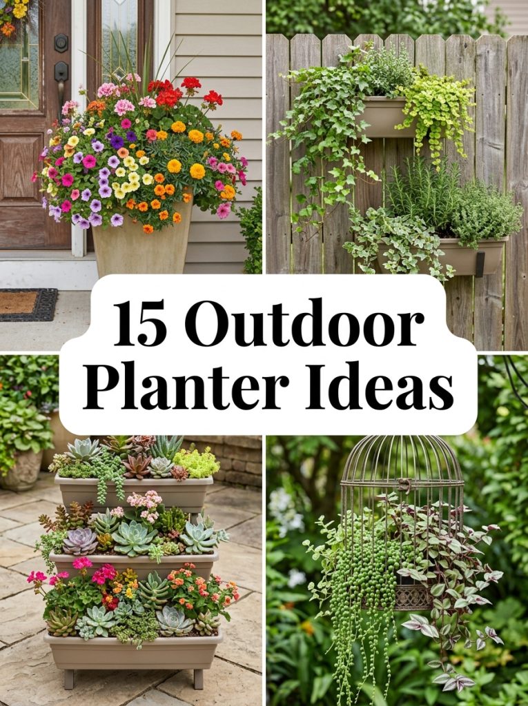 15 Outdoor Planter Ideas